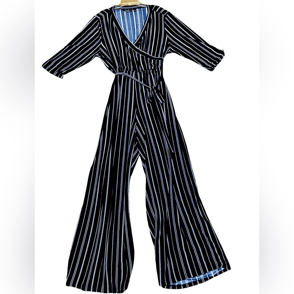 Mlle Gabrielle - Woman Jumpsuit Size XL - Black and White